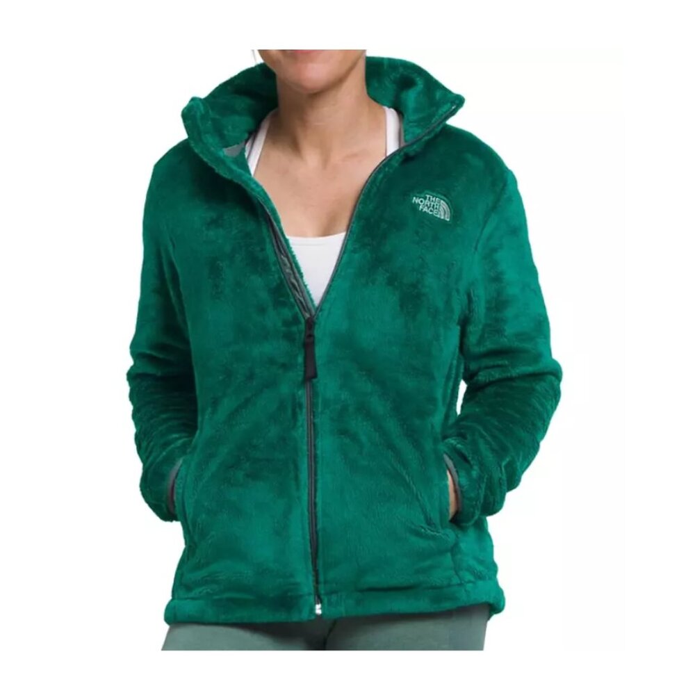 The North Face Women's Green Plush Fleece Utility Jacket